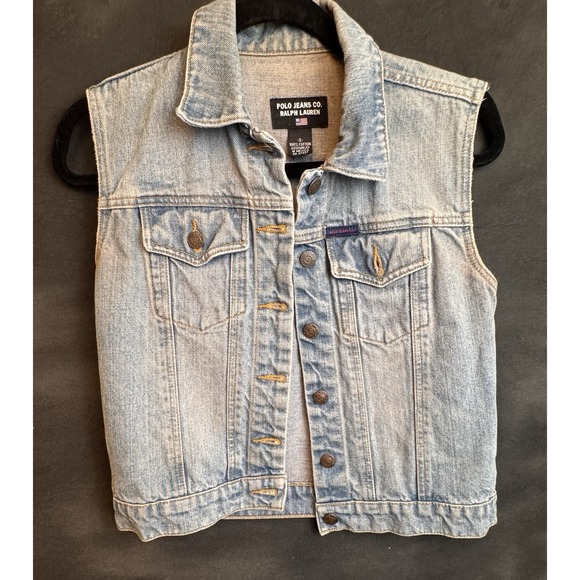 Ralph Lauren Jackets & Blazers - POLO JEANS CO. RALPH LAUREN Jean Vest Size Small‎